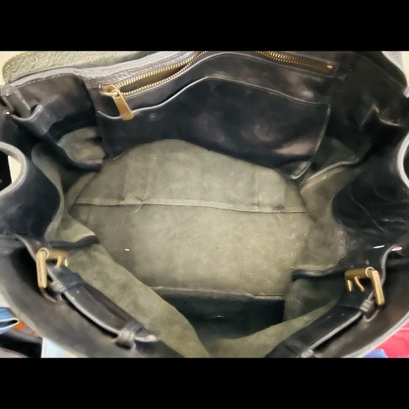 Mulberry Bayswater large, black leather pepped bag. Good condition. - Picture 6 of 8